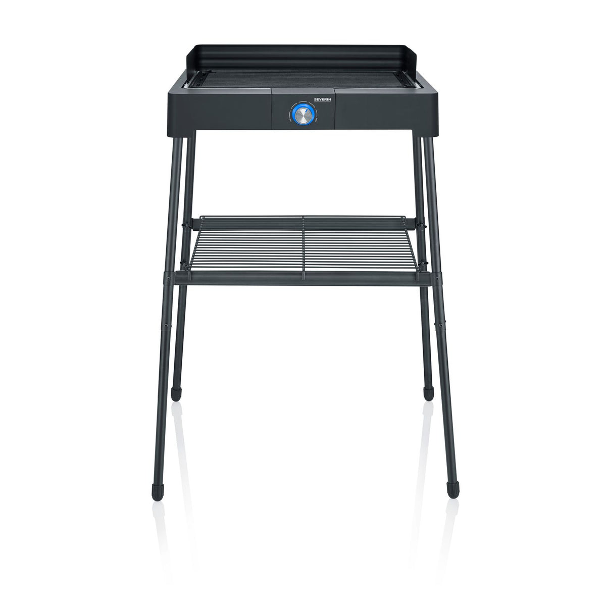 Grill z nóżkami i żebrowanym grillem 2200 W Pg 8568 Severin(Por omisión)