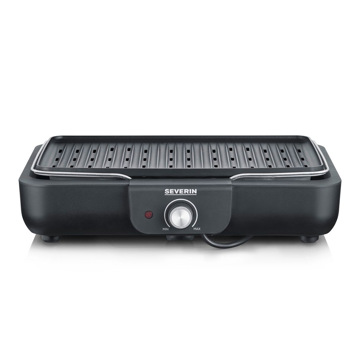 Grill stołowy Severin PG 8556 z płytą grillową - 2300 W, czarny(Por omisión)